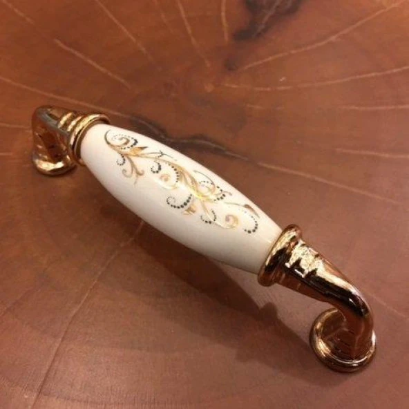 Gürçay Sude Porselen Kulp Altın Altın Desen 16 96mm (2 Adet) - Resim 2