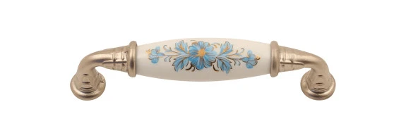 Gürçay Sude Porselen Kulp Saten Mavi Çiçekli 96mm (2 Adet) - 2