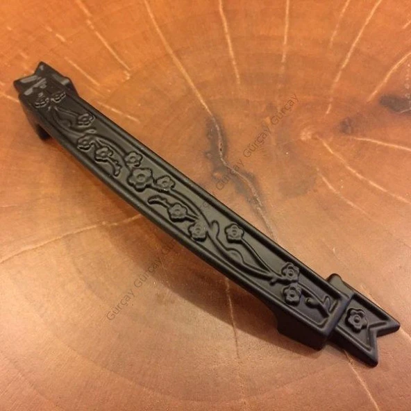 Alisyum Kulp Siyah 96mm (2 Adet) - Resim 2