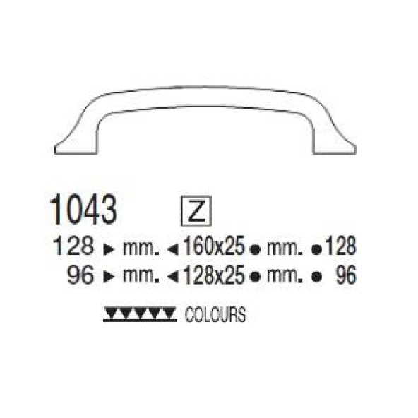 COSMOW ITALY Antik Mobilya Kulpu 128mm - Resim 5