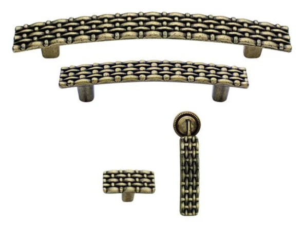 Gürçay Hasır Mobilya Kulpu Antik 96mm (2 Adet) - Resim 2