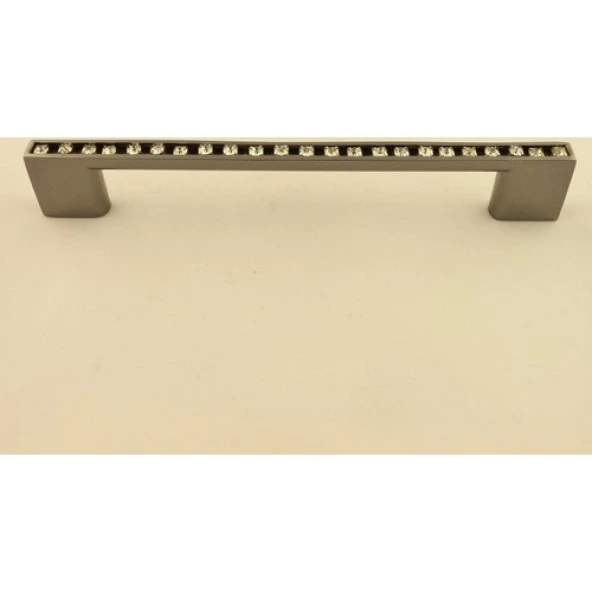 Gürcay Sıralı Taşlı Lama Kulp 128mm Füme (2 Adet) - Resim 2