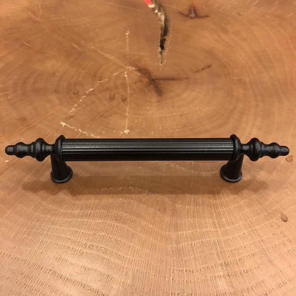 Metax Kumru Kulp Siyah Çekmece Dolap Mobilya Kulpu (2 Adet) - Resim 3