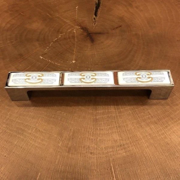 Anemon Porselen Kulp 160mm Krom - Resim 3