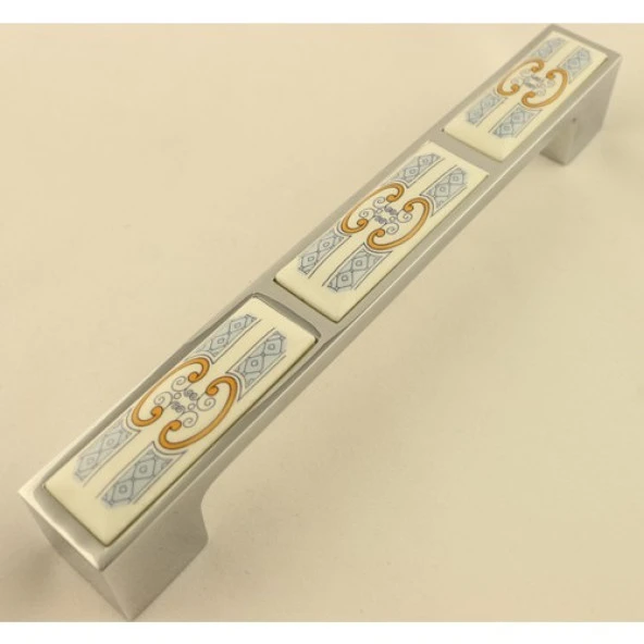 Anemon Porselen Kulp 160mm Krom - Resim 2