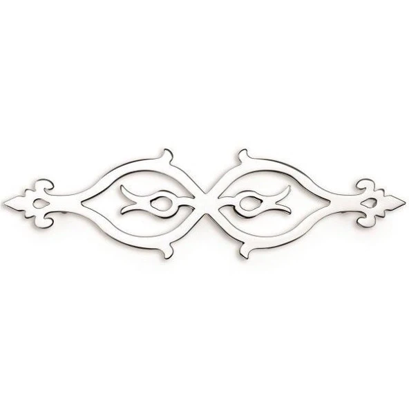 Desenli Kamelya Kulp Krom 160mm ürün görseli