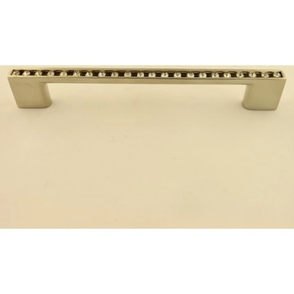 Gürçay Sıralı Taşlı Lama Kulp 128mm İnoks (2 Adet) - 3