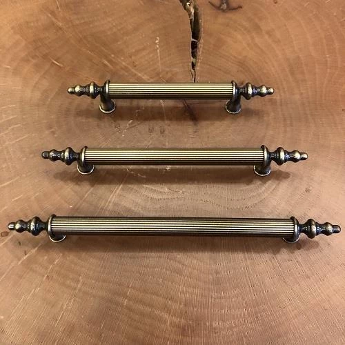 Sude Çubuk Kulp Antik Sarı - 2 Adet - Resim 4