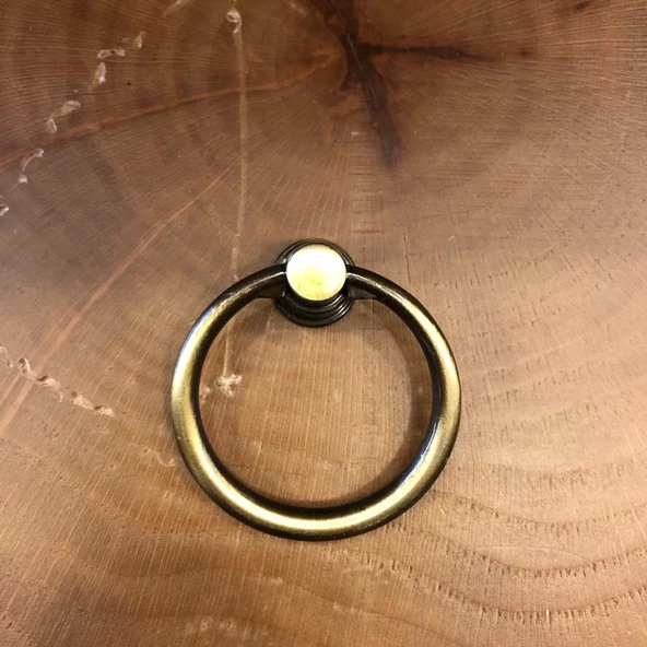 Çekmece Kapak Kulpu Halka 40mm (2 Adet) - Resim 3