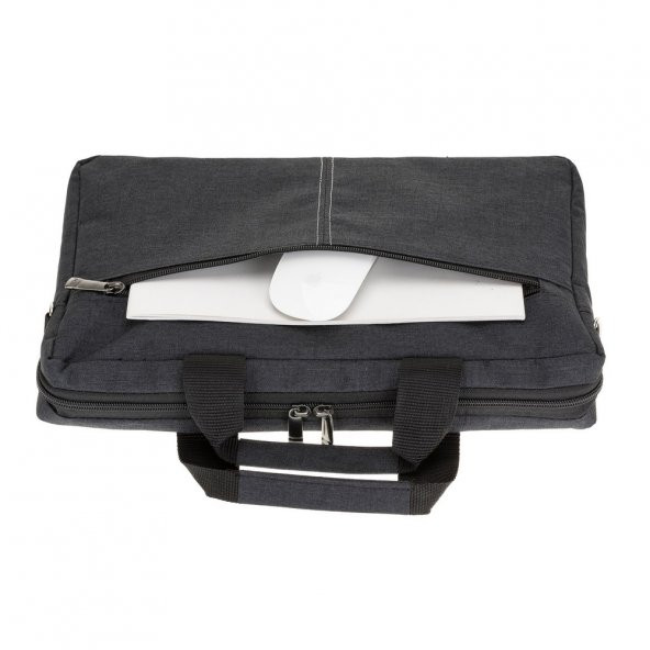 3 Bölmeli Antrasit 15.6" Laptop Çantası - 10