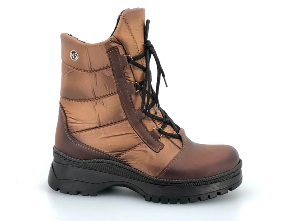 Mehtap Paraşüt Kumaş Kadın Kar Botu - Resim 6