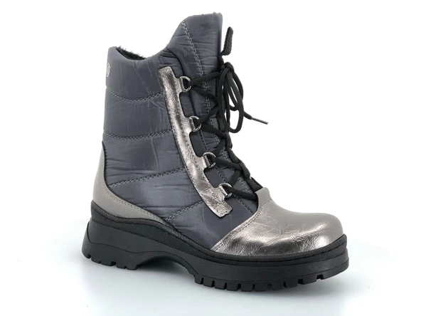 Mehtap Paraşüt Kumaş Kadın Kar Botu - Resim 5