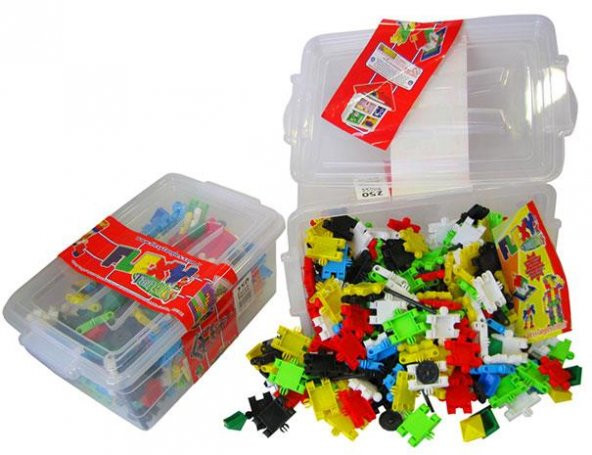 Matrax Oyuncak 250 Parça Flexy Tangles® - Plastik Kutulu- Seri No:124 - 2