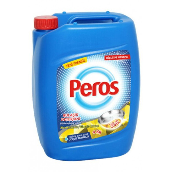 Peros Sıvı Bulaşık Deterjanı Klasik Limon 4 Kg