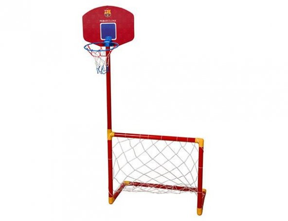 Matrax Oyuncak FCBarcelona Pota Kale ( 2si 1 arada - Futbol Kalesi / Basket Potası ) - 2