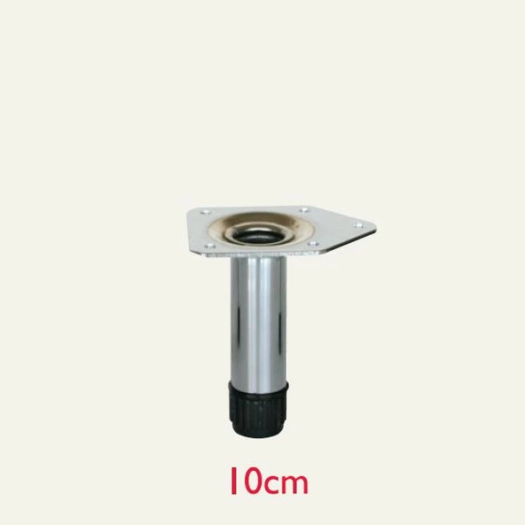 Gürçay Metal Mobilya Baza Ayağı 25mm Parlak Krom (4 Adet) - 4