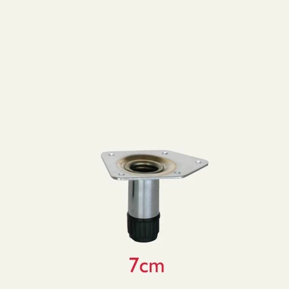 Gürçay Metal Mobilya Baza Ayağı 25mm Parlak Krom (4 Adet) - 5