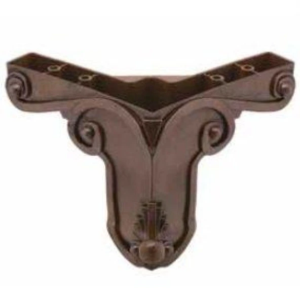 Gürçay Mobilya Ayağı Plastik Aslan Kahve 12 cm (4 Adet)