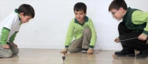 Nostaljik Ahşap Oyuncak Topaç 100 Adet - 5