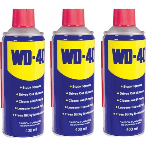 Wd-40 Çok Amaçlı Pas Sökücü 200 ml (3 Adet)