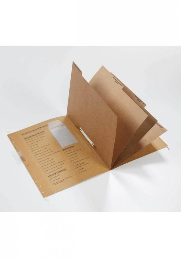 Gülpaş Personel Özlük Dosyası 4 Seperatörlü Askılı Demir Çubuk 21x30 4 Lü - 2