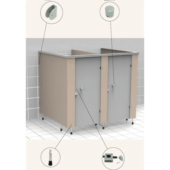Kabin Bağlantısı U 18mm - Resim 3