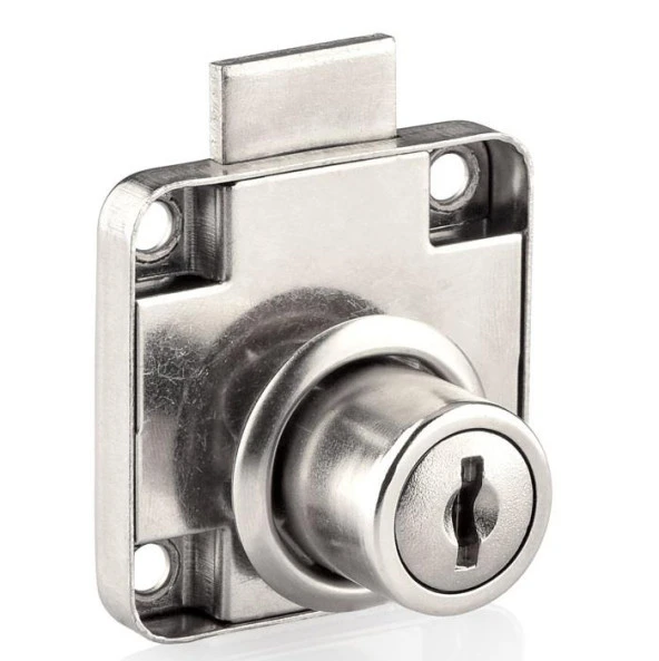 Çekmece Kapak Dolap Mobilya Kilidi Kare