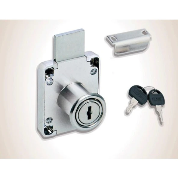 Çekmece Kapak Dolap Kilidi Kare