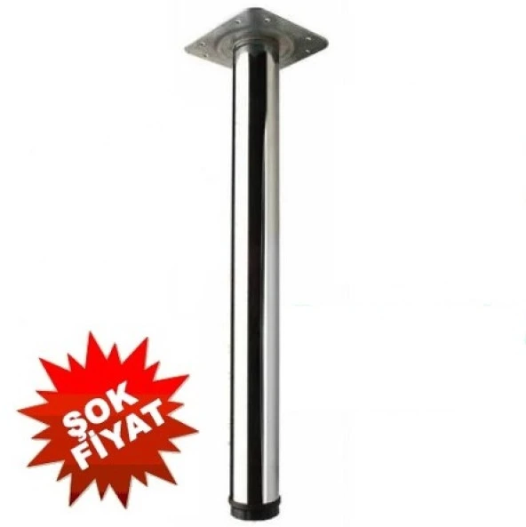 Gürçay MASA AYAĞI KROM 71 CM  1 Adet 11.180