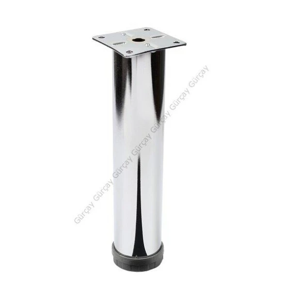 Metal Mobilya Ayağı Krom Çap 42mm - 20cm (4 Adet) ürün görseli