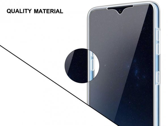 Samsung Galaxy S21 Plus 360 Derece Şeffaf Silikon Kılıf Komple Koruma - 4