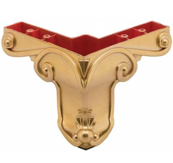 Gürçay Mobilya Ayağı Plastik Aslan Altın 12cm (4 Adet) - 2