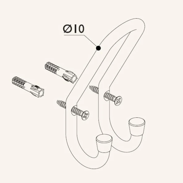 Çok Amaçlı Duvar Askısı 23.116 - 2