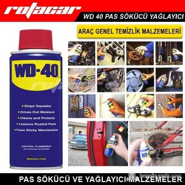 WD-40 Çok Amaçlı Pas Sökücü 200 ML Vd40