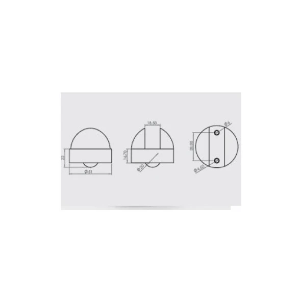 Mobilya Tekeri Transporter H22mm Geçme 18mm - Resim 2