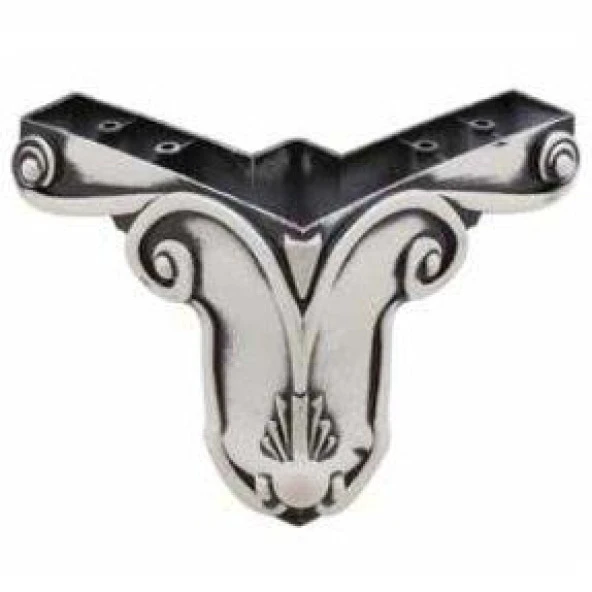 Gürçay Mobilya Ayağı Plastik Aslan Gümüş 9cm (4 Adet)