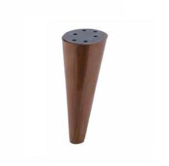 Gürçay Mobilya Ayağı Plastik Konik Kahve 15cm (4 Adet)