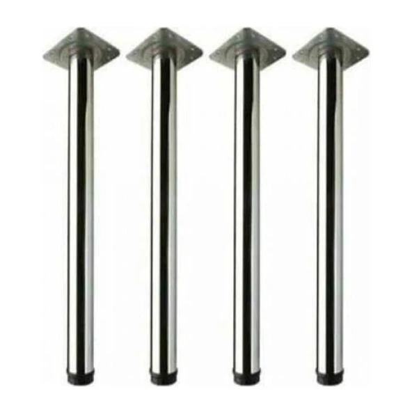 Gürçay Krom Ayak Masa Ayağı 4 Adet Mutfak Masası Ayağı