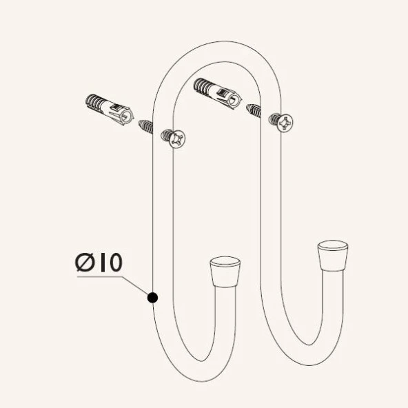Çok Amaçlı Duvar Askısı 23.136 - 4