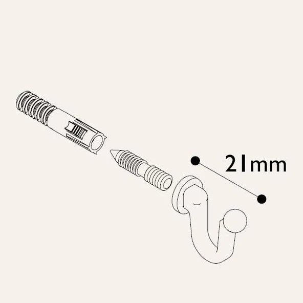 Gürçay Kanca Askı (4 Adet) - 2