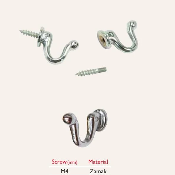 Gürçay Kanca Askı (4 Adet) - 3