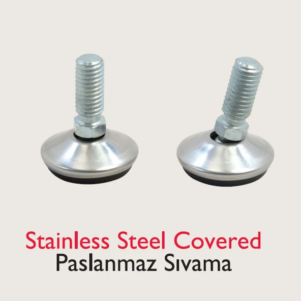 Paslanmaz Bingo Ayak 4'lü Metrik Diş - 2