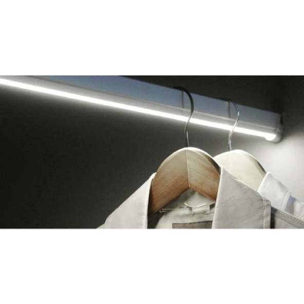 Gürçay Ledli Dolap Askı Borusu Pilli Hareket Sensörlü 81-100cm