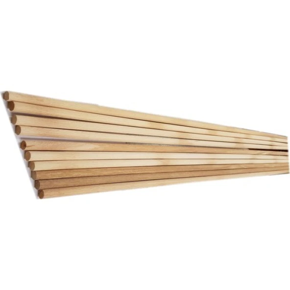 Ahşap Kavela Çubuk 100cm - 6mm (10 Adet) - 2