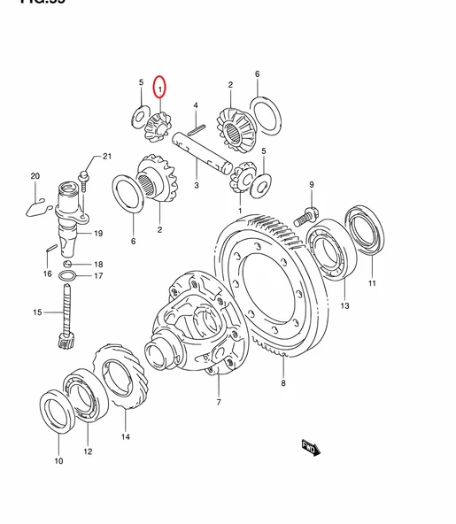 SF310 İSTAVROZ DİŞLİ - Resim 6