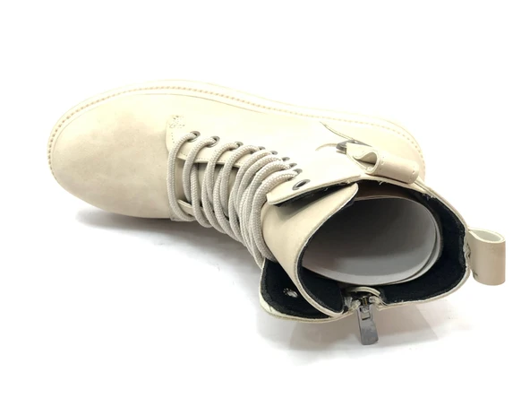 Mehtap Süs Üçgen Toka Detaylı Kaymaz Taban Kadın Postal Bot - Resim 9