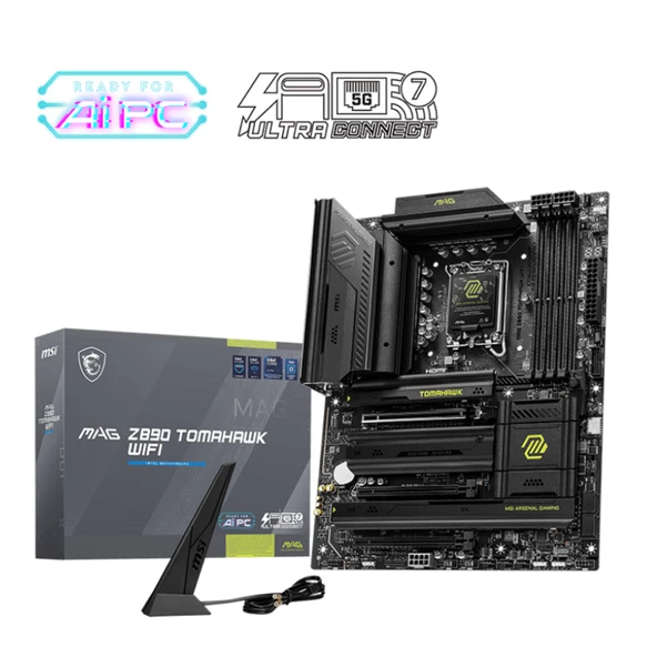 MSI MAG Z890 TOMAHAWK WIFI DDR5 9200(OC) ATX - Resim 2
