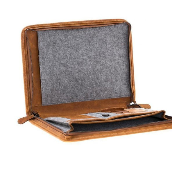 Bouletta Sparta Deri Notebook Evrak Tablet Çantası G19 Taba - 2