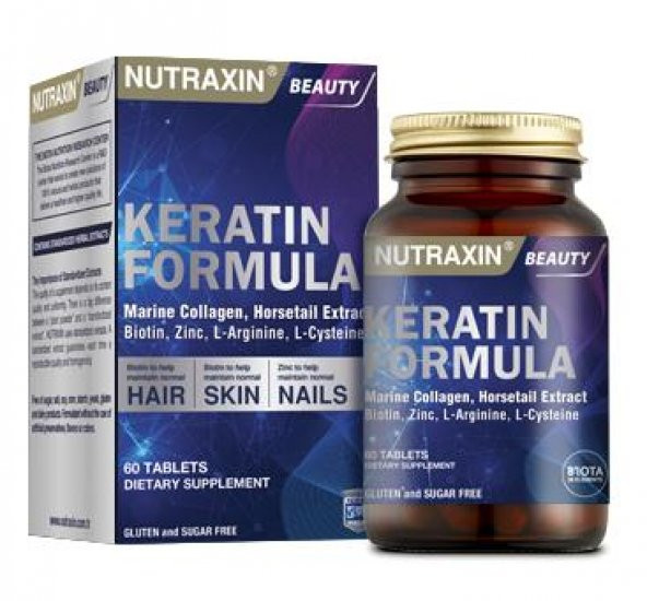 Nutraxin Keratin Formula 60 Tablet 8680512627418