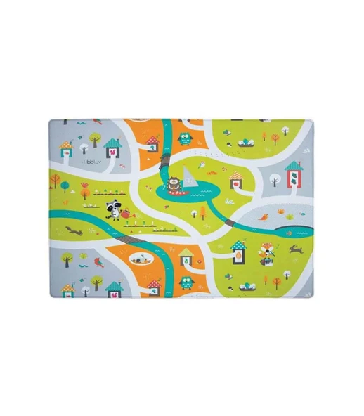 Bblüv Mülti Oyun Halısı 140x100 Cm Şehir